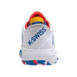K-Swiss Hypercourt Supreme Men's Tennis Shoe (White/Classic Blue/Berry Red) 6 K-Swiss Hypercourt Supreme Men's Tennis Shoe (White/Classic Blue/Berry Red) -Racquet Equipment Store 06615 166.03