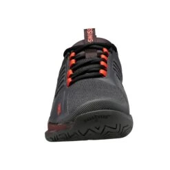 K-Swiss Ultrashot 3 Men's Tennis Shoe (Asphalt/Black/Orange) -Racquet Equipment Store 06988 061.02