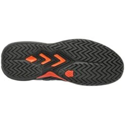 K-Swiss Ultrashot 3 Men's Tennis Shoe (Asphalt/Black/Orange) -Racquet Equipment Store 06988 061.05