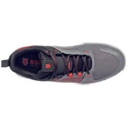 K-Swiss Ultrashot Team Men's Tennis Shoe (Grey/Black/Orange) -Racquet Equipment Store 07395 052.06