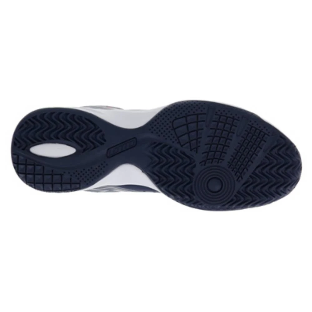 Lotto Space 600 II Men's Tennis Shoe (All White/Navy Blue) Lotto Space 600 II Men's Tennis Shoe (All White/Navy Blue) -Racquet Equipment Store 213630 5XZ 26
