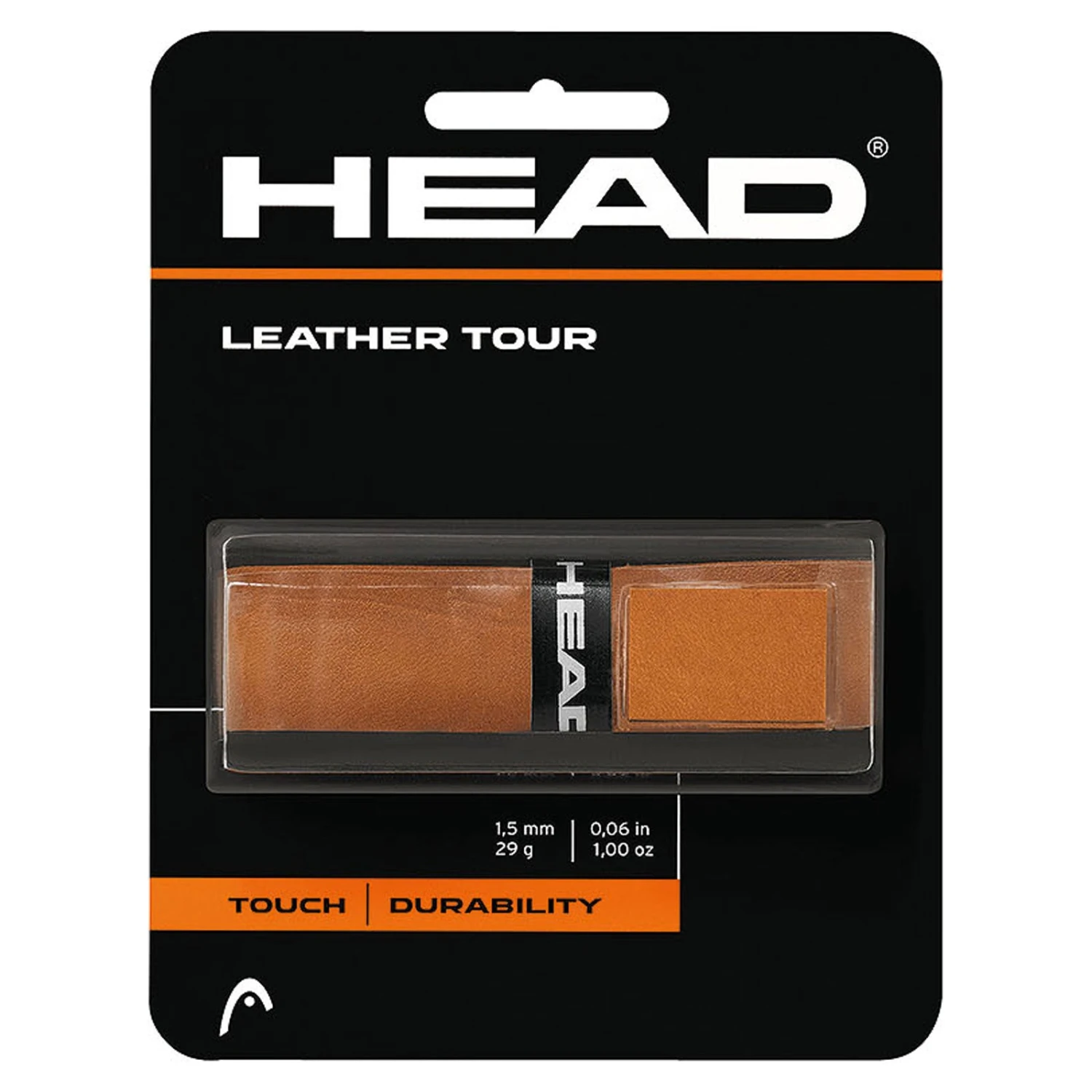 Head Tour Leather Replacement Grip (Natural) Head Tour Leather Replacement Grip (Natural) -Racquet Equipment Store 282010 Leather Tour br web
