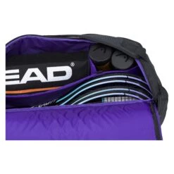 Head R-PET Gravity Duffel Sport Racquet Bag (Black) -Racquet Equipment Store 283202 Gravity Sport Bag 6