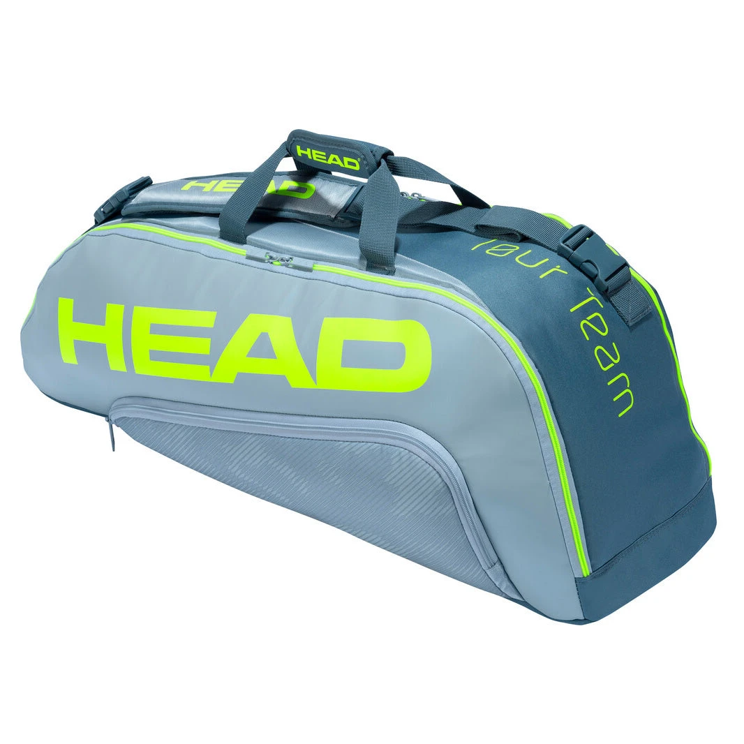 Head Tour Team Extreme Combi 6 Pack Racquet Bag (Yellow/Grey) Head Tour Team Extreme Combi 6 Pack Racquet Bag (Yellow/Grey) -Racquet Equipment Store 283451 TourTeamExtreme6RCombi GRNY 2021 1