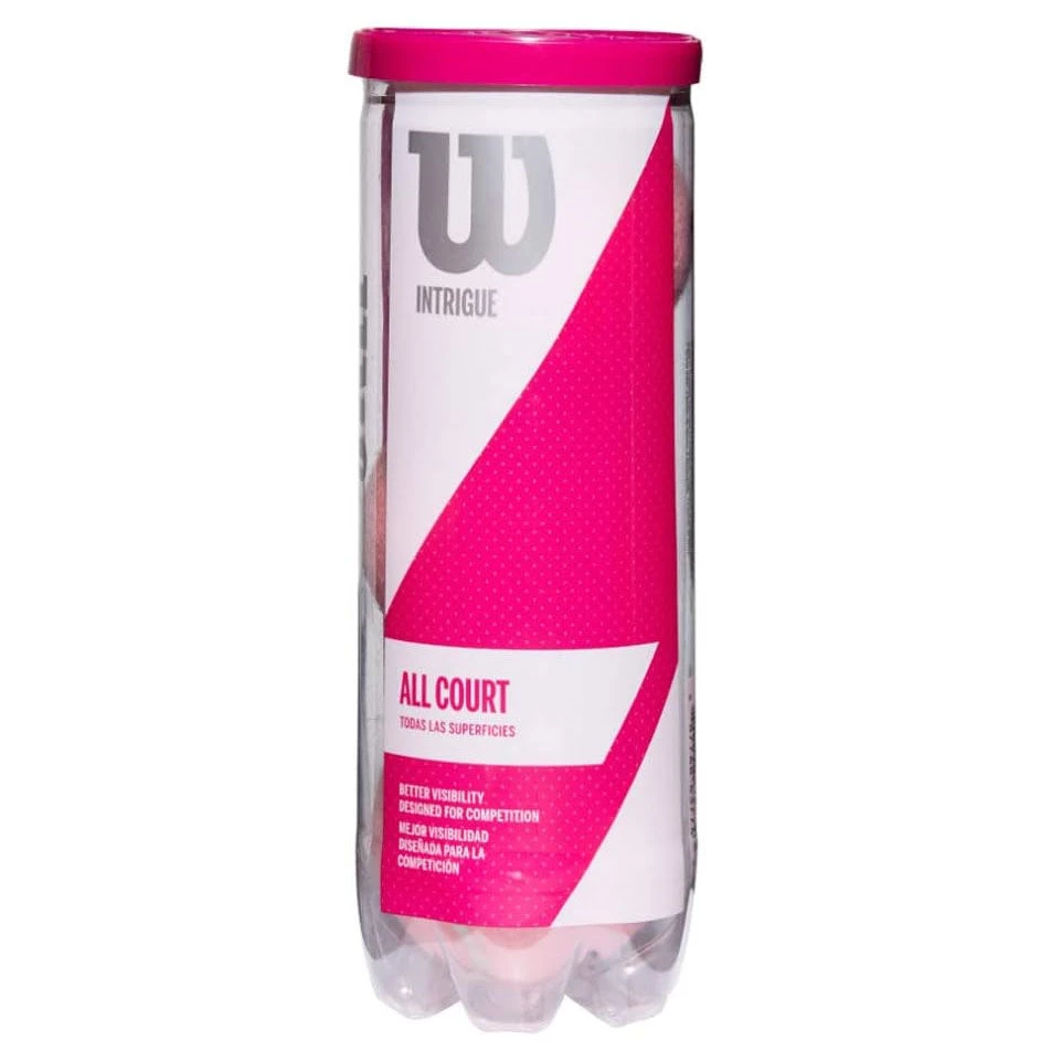 Wilson Intrigue All Court Pink Tennis Balls - 12 Can Case Wilson Intrigue All Court Pink Tennis Balls - 12 Can Case -Racquet Equipment Store 51 rJJDALpL. AC SL1001