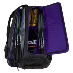 Head R-PET Gravity Duffel 12 Pack Racquet Bag (Black) -Racquet Equipment Store 6gravityduffelblack