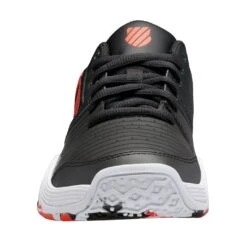 K-Swiss Court Express OMNI Junior Tennis Shoe (Black/White/Orange) -Racquet Equipment Store 86609 060.02