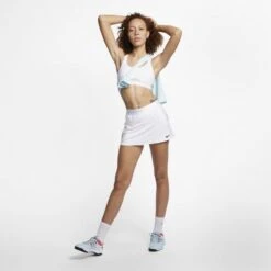 Nike Women's Dry Skirt (White) 4 Nike Women's Dry Skirt (White) -Racquet Equipment Store 939320 100 PHSYD001 600