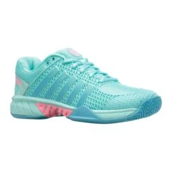 K-Swiss Express Light Women's Pickleball Shoe (Mint/Pink) -Racquet Equipment Store 96563 436.01