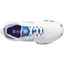 K-Swiss Hypercourt Supreme Women's Tennis Shoe (White/Star Sapphire/Orchid Pink) -Racquet Equipment Store 96615 969.06