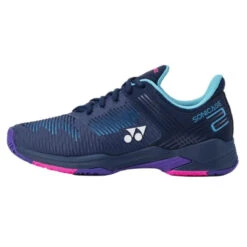 Yonex Power Cushion Sonicage 2 Women's Tennis Shoe (Navy/Blue Purple) -Racquet Equipment Store AC SL1365 3