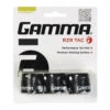 Gamma RZR Tac Overgrip 3 Pack (Black) -Racquet Equipment Store ARZTO Black 01.default
