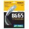 Yonex BG 65Ti Badminton String (White) 1 Yonex BG 65Ti Badminton String (White) -Racquet Equipment Store BG65TI10 white