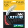 Yonex BG 66 Ultimax Badminton String (Red) 2 Yonex BG 66 Ultimax Badminton String (Red) -Racquet Equipment Store BG66URed