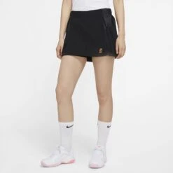 Nike Women's Court Slam Skirt (Black) -Racquet Equipment Store CK8427 010 PHSFM001 1000