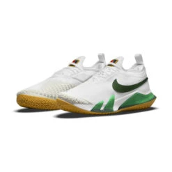 Nike React Vapor NXT Women's Tennis Shoe (White/Gold/Green) -Racquet Equipment Store CV0742 114 PHCFH001 3144