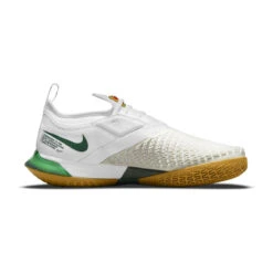 Nike React Vapor NXT Women's Tennis Shoe (White/Gold/Green) -Racquet Equipment Store CV0742 114 PHSRH001 3144