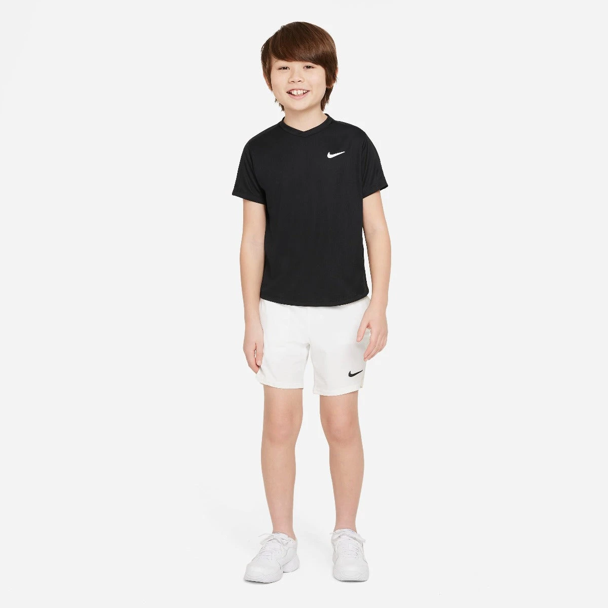 Nike Boys' Dri-FIT Victory Top (Black/White) Nike Boys' Dri-FIT Victory Top (Black/White) -Racquet Equipment Store CV7565 010 PHSYM003 3144