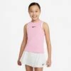 Nike Girls' Dri-FIT Victory Tank (Regal Pink/Black) -Racquet Equipment Store CV7573 695withmodel