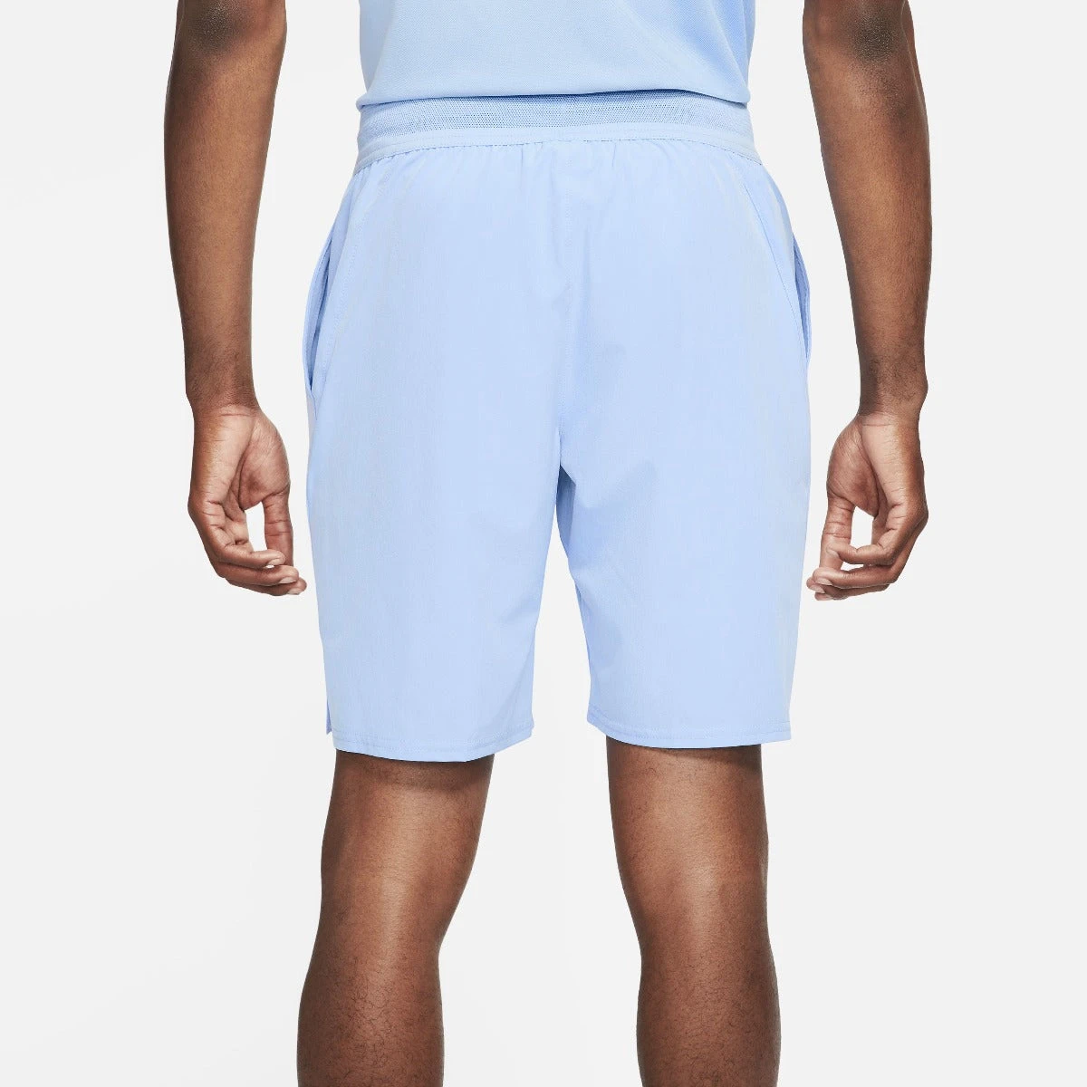 Nike Men's Dri-FIT Advantage 9-Inch Shorts (Aluminum/Black) Nike Men's Dri-FIT Advantage 9-Inch Shorts (Aluminum/Black) -Racquet Equipment Store CW5944 468 PHSYM001 3144