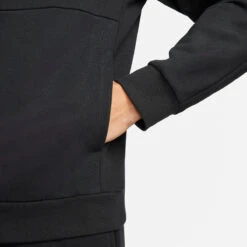 Nike Men's Fleece Heritage Tennis Hoodie (Black) 5 Nike Men's Fleece Heritage Tennis Hoodie (Black) -Racquet Equipment Store DA5711 010 PHSYM002 3144