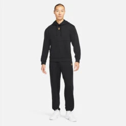 Nike Men's Fleece Heritage Tennis Hoodie (Black) 6 Nike Men's Fleece Heritage Tennis Hoodie (Black) -Racquet Equipment Store DA5711 010 PHSYM003 3144