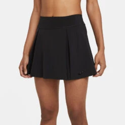 Nike Women's Dri-FIT Club Tennis Skirt (Black/White)