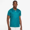 Nike Men's Dri-FIT Advantage Print Top (Bright Spruce/White) 2 Nike Men's Dri-FIT Advantage Print Top (Bright Spruce/White) -Racquet Equipment Store DD8313 367 PHSFM001 3144