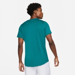 Nike Men's Dri-FIT Advantage Zip Polo (Bright Spruce/White) 4 Nike Men's Dri-FIT Advantage Zip Polo (Bright Spruce/White) -Racquet Equipment Store DD8321 367 PHSBM001 3144