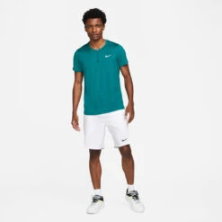 Nike Men's Dri-FIT Advantage Zip Polo (Bright Spruce/White) 5 Nike Men's Dri-FIT Advantage Zip Polo (Bright Spruce/White) -Racquet Equipment Store DD8321 367 PHSYM002 3144