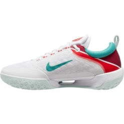 Nike Court Zoom NXT Men's Tennis Shoe (White/Washed Teal) -Racquet Equipment Store DH0219 136 PHS 002
