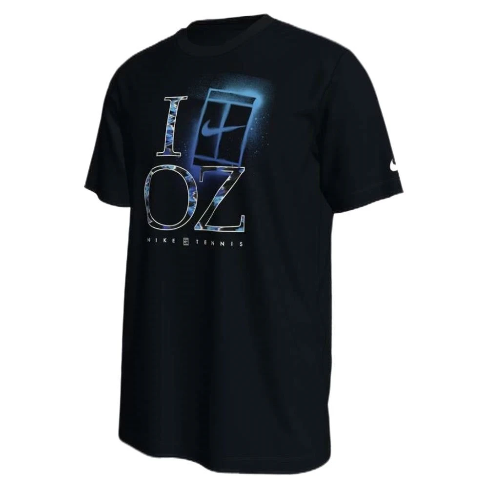 Nike Men's Court Dri-FIT OZ Top (Black) Nike Men's Court Dri-FIT OZ Top (Black) -Racquet Equipment Store DZ2635 010