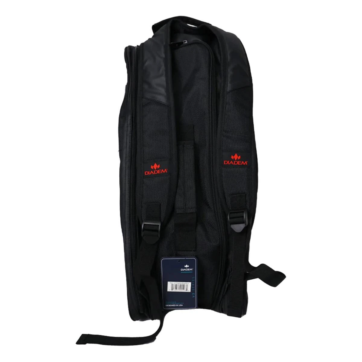 Diadem Tour V2 Pickleball Paddle Bag (Black) Diadem Tour V2 Pickleball Paddle Bag (Black) -Racquet Equipment Store DiademTourV2 back