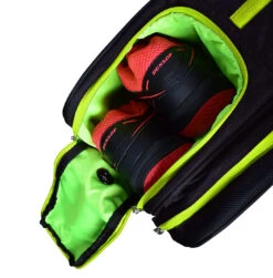 Dunlop Elite Tournament Thermo Bag (Black/Yellow) -Racquet Equipment Store DunlopEliteTournamentThermoBag3