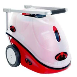 Lobster Elite Grand V Tennis Ball Machine -Racquet Equipment Store EL05 Elite Grand V Collapsed for Storage