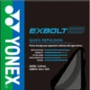Yonex BG Exbolt 63 Badminton String (Black) -Racquet Equipment Store EXBOLT63black
