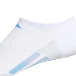 Adidas Women's Superlite 3 Stripe No-Show Socks (White) -Racquet Equipment Store FZ7061 3 HARDWARE Photography DetailView2 white