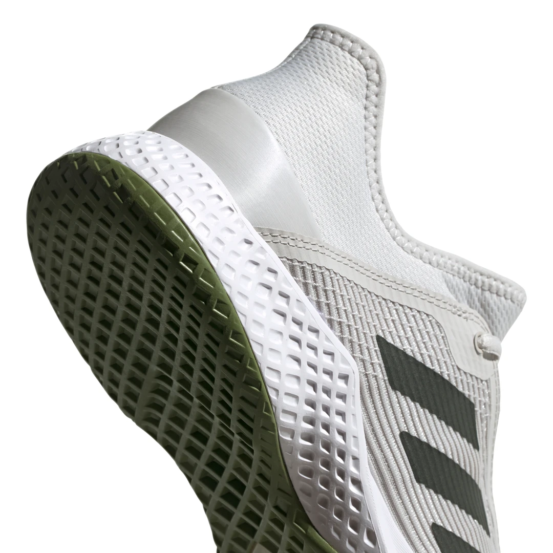 adidas Adizero Club Junior Tennis Shoe (Grey/White/Green) Adidas Adizero Club Junior Tennis Shoe (Grey/White/Green) -Racquet Equipment Store G26566 FTW photo detail 1 white