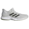 Adidas Adizero Club Junior Tennis Shoe (Grey/White/Green) -Racquet Equipment Store G26566 FTW photo side lateral center white