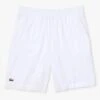 Lacoste Men's Ultra Light Short (White/Navy Blue) -Racquet Equipment Store GH6961 522 24