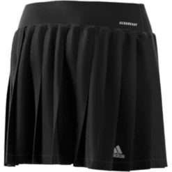 Adidas Women's Club Pleated Skirt (Black/White) -Racquet Equipment Store GL5468 APP virtual back white 4a511d0b cfd4 4297 9497 c6e2284bc0e1