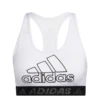 Adidas Don't Rest Badge Of Sport Women's Sports Bra (White/Black) -Racquet Equipment Store GM2834 APP photo front white