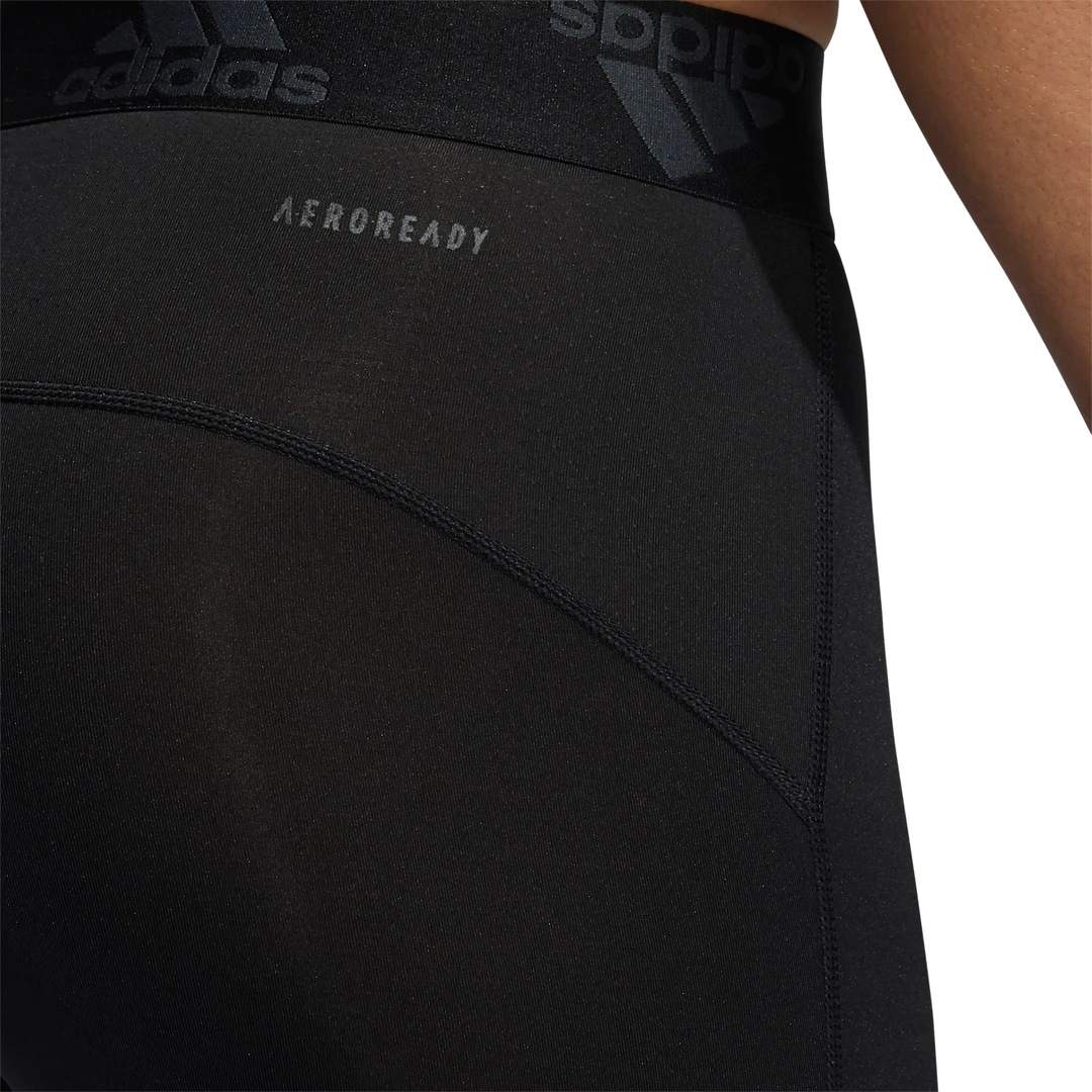 adidas Men's TechFit Short Tights (Black) Adidas Men's TechFit Short Tights (Black) -Racquet Equipment Store GM5035 APP on model detail 2 white