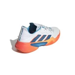 Adidas Barricade Men's Tennis Shoe (Blue/White/Orange) 7 Adidas Barricade Men's Tennis Shoe (Blue/White/Orange) -Racquet Equipment Store GW2963 7 FOOTWEAR Photography BackLateralTopView white