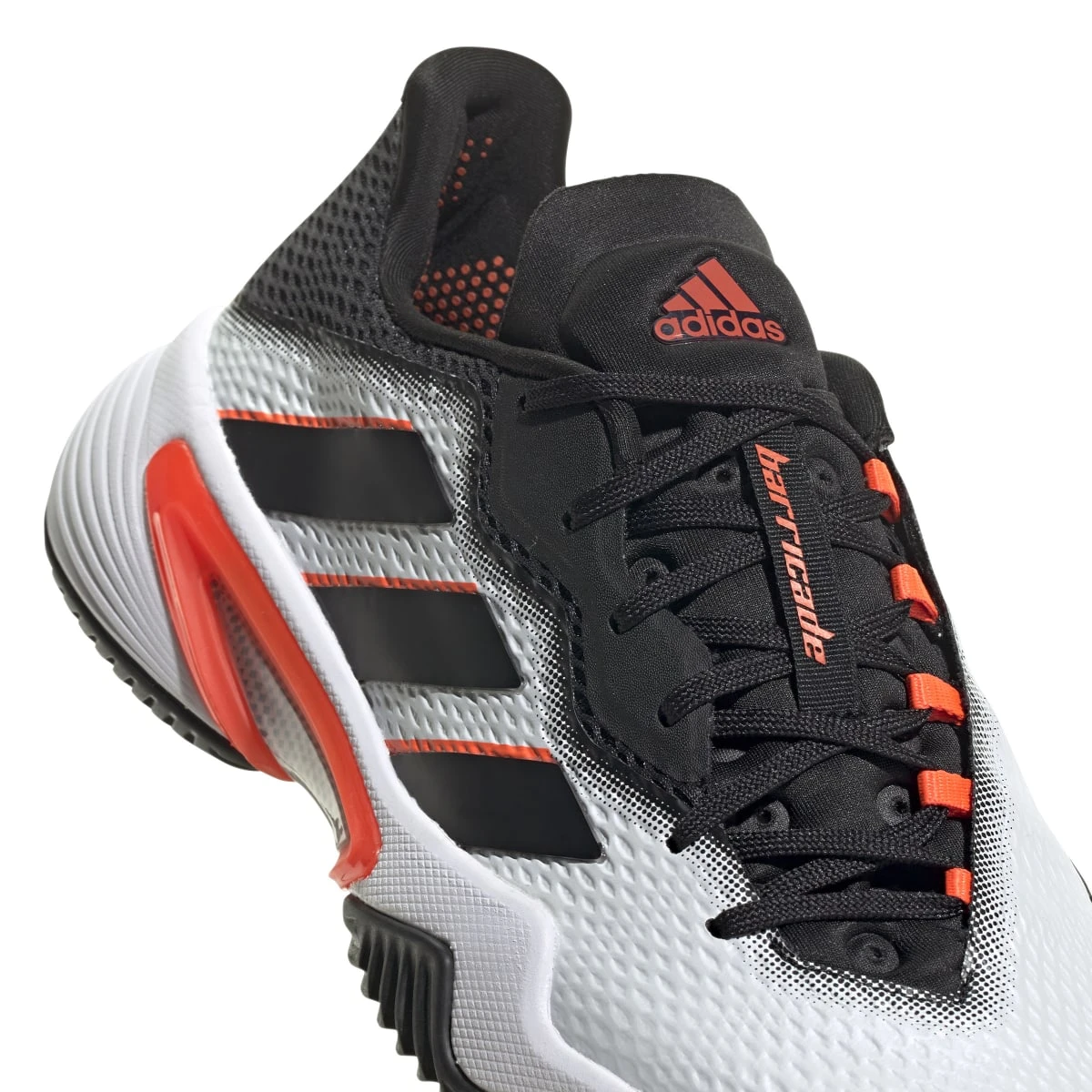 adidas Barricade Men's Tennis Shoe Adidas Barricade Men's Tennis Shoe -Racquet Equipment Store GW2964 8 FOOTWEAR Photography DetailView1 white