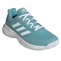 Adidas GameCourt 2 Women's Tennis Shoe (Mint Ton/Cloud White) -Racquet Equipment Store GW6262 6