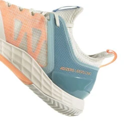 Adidas Adizero Ubersonic 4 Parley Men's Tennis Shoes (White/Beam Orange) -Racquet Equipment Store GX9623 9 FOOTWEAR Photography DetailView2 white