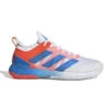 Adidas Adizero Ubersonic 4 Men's Tennis Shoe (White/Blue/Red) -Racquet Equipment Store GY3317 1 FOOTWEAR Photography SideLateralCenterView white