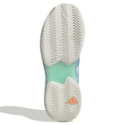 Adidas CourtJam Control Men's Tennis Shoe (Mint/Blue/White) -Racquet Equipment Store GY4002 4 FOOTWEAR Photography BottomView white