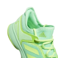 Adidas Ubersonic 4 Junior Tennis Shoe (Beam Green/Signal Green) -Racquet Equipment Store GY4019 8 FOOTWEAR Photography DetailView1 white